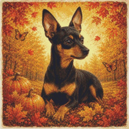 English toy terrier puppy - toy, dog