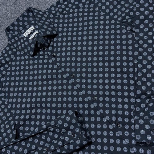 Reiss shirt mens black - xl,