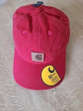 Carhartt Canvas Cap Brand New Unisex One Size Fits All Sport in RED