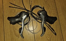 Shimano Tiagra ST-4600 10 Speed Double STI Levers With Cables 