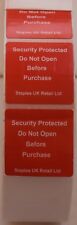 New RF 8.2MHz Anti Theft Shoplifting Orange Adhesive Security Alarm Labels Tags