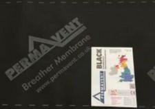Roofing Breather Membrane - Permavent Black  - 1m x any metre length 