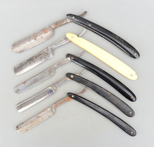 Set vintage straight razor - vintage,