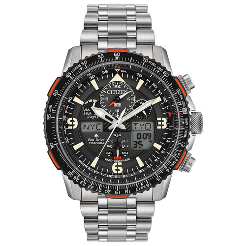Citizen men titanium skyhawk - titanium,