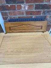 SOLID DARK OAK KITCHEN DRAWER FRONT 600 X 160 STOCK DZ125