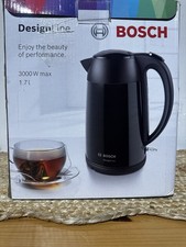 Bosch TWK3P423GB DesignLine Black Kettle Limescale Filter 3000 Watt