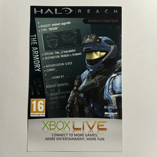 Halo reach bonus - halo, content
