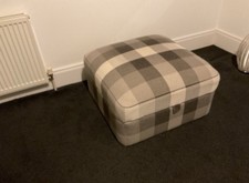 Ottoman Footstool with Storage Next Tartan