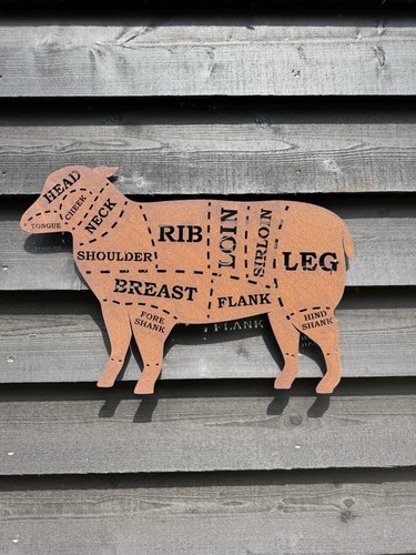 Lamb sign metal home bbq - ,