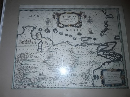1640 map venezuela by - of,