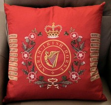 The North/ South Irish Horse Regiments Battle Honours cushion cover