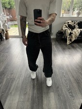 Zara black zip up washed faded