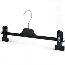 Black Plastic Clip Hangers for