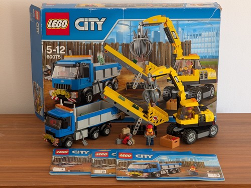 Lego city excavator and truck - excavator,
