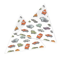 2x Triangle Shape Vinyl