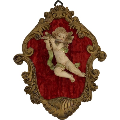 Vintage italian ornate angel - ornate,
