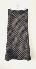 Alexon Wool & Silk Bias Long Skirt Women's Tweed Lined VTG Thick Size 14