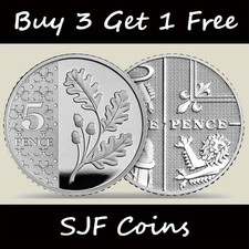 1971 - 2025 Royal Mint 5p Five