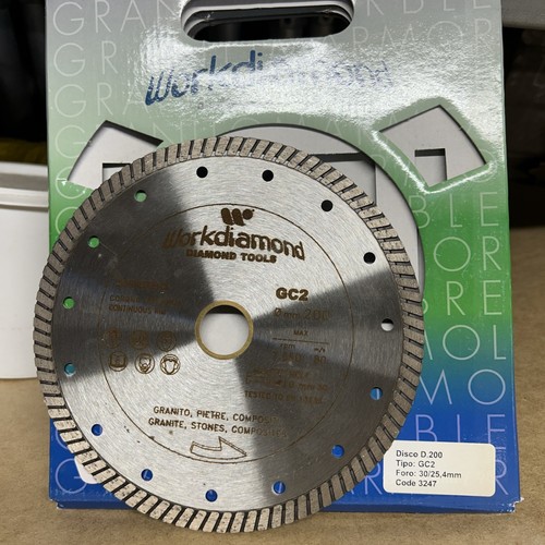 Workdiamond 200mm wet cutting - wet,
