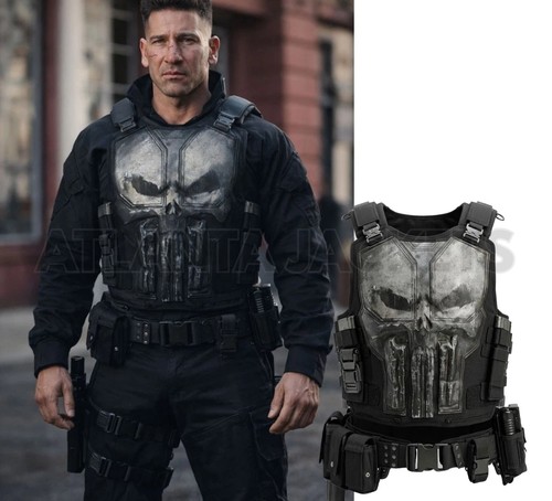 Men leather frank castle - men,