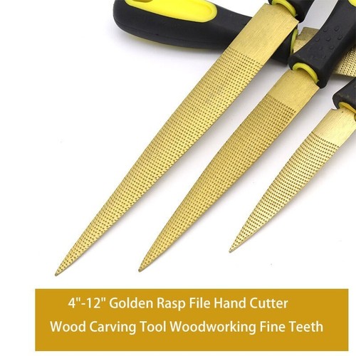 Golden rasp file hand - 4"-12",