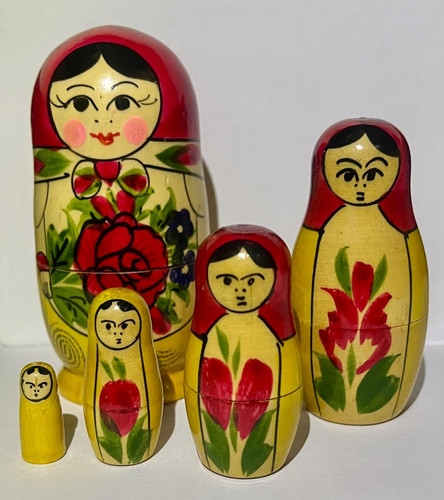Russian nesting matryoshka - nesting,