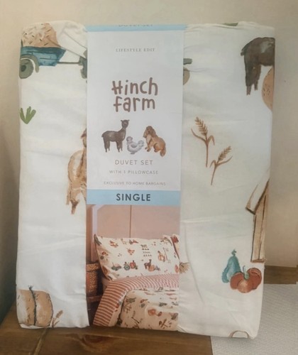 Hinch farm single duvet - hinch,
