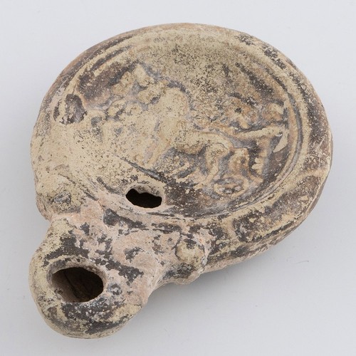 Roman oil lamp mediterranean - roman,