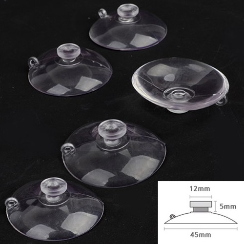 Clear suction cups hooks - clear,