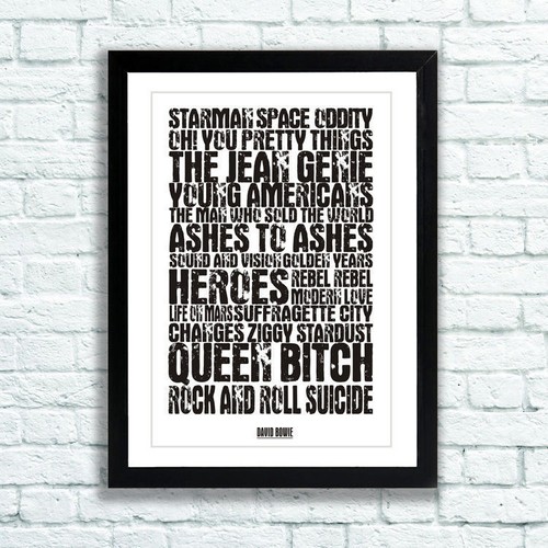 David bowie poster - david,