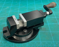Used 2" precision milling vice with 360° swivel base 2" capacity RDGTOOLS