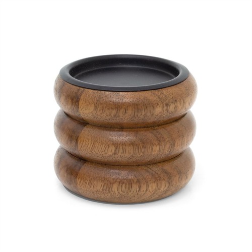 Walnut pillar candle - walnut,