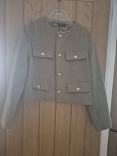 Zara Short Blazer Gold Buttons
