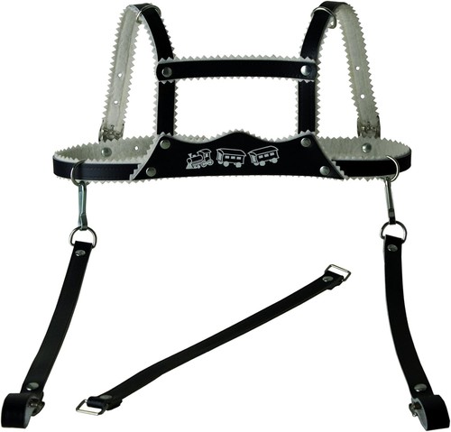 Leather harness reins - reins, baby