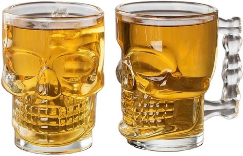 Skull beer glass steiner - skull,