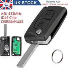 for Peugeot 2 Button 433MHz