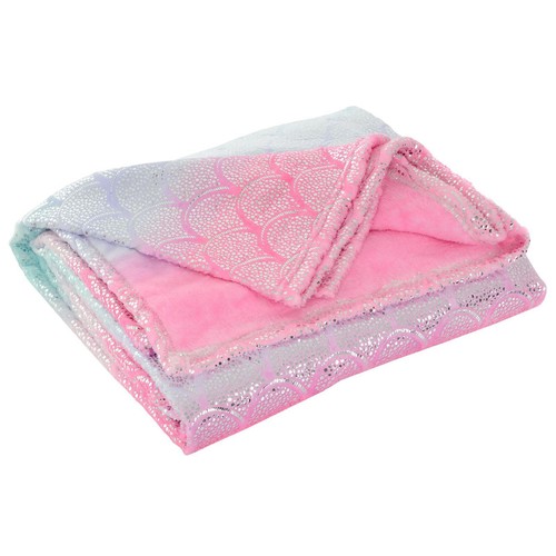 Luxury seashell print - luxury, fleece