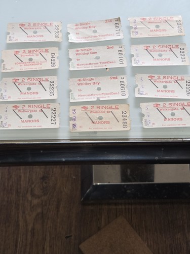 British railway tickets - railway,