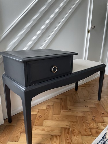 Telephone table with - with, drawer