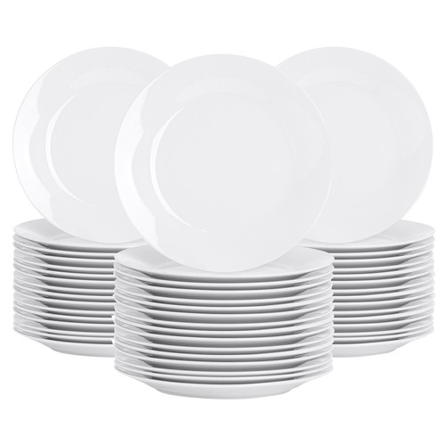Classic white dessert plates - classic,
