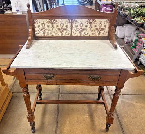 Antique victorian marble top - antique,