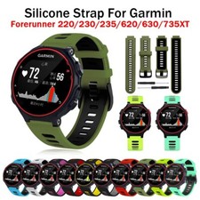 Watch Band For Garmin Forerunner 735XT 735 220 230 235 620 630 Silicone Strap