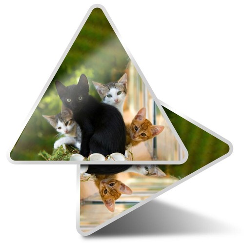Triangle stickers 5cm - x,