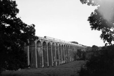 PHOTO BR British Railways Station Scene - BALCOMBE 1947