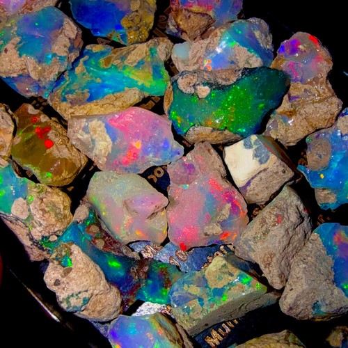 Opal rough cut grade - opal,