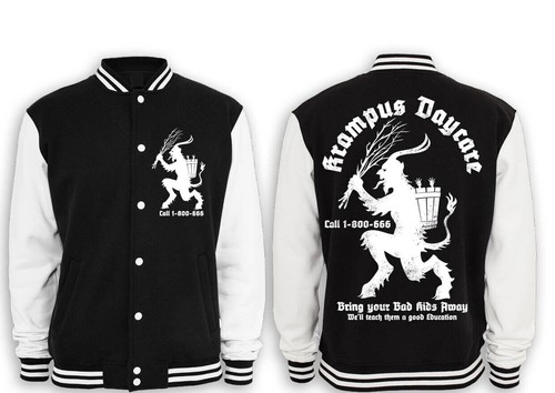 Krampus daycare college jacket - daycare,
