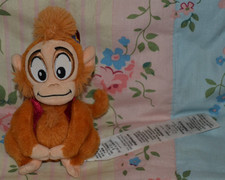 Genuine Disney Store Aladdin Abu Monkey 6" Plush Soft toy