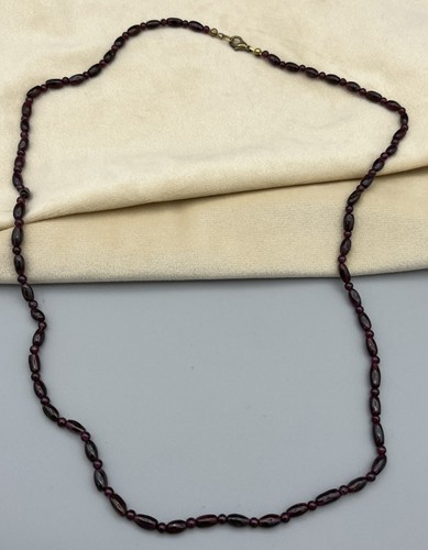 Vintage natural garnet - garnet, bead