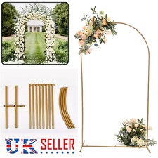 2M Metal Wedding Arch Backdrop Background Balloon Flower Arch Stand Decor Rack