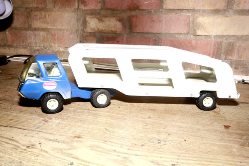 Vintage tonka car transporter - vintage,